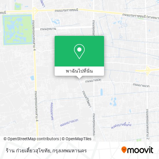 ร้าน ก๋วยเตี๋ยวสุโขทัย แผนที่