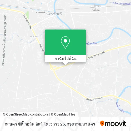 กฤษดา ซิตี้ กอล์ฟ ฮิลล์ โครงการ 26 แผนที่