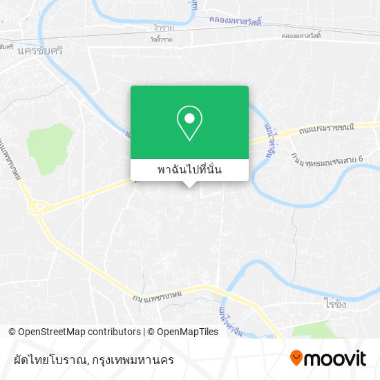 ผัดไทยโบราณ แผนที่