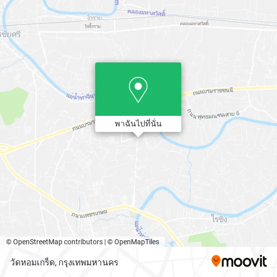 วัดหอมเกร็ด แผนที่