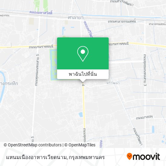 แหนมเนืองอาหารเวียดนาม แผนที่