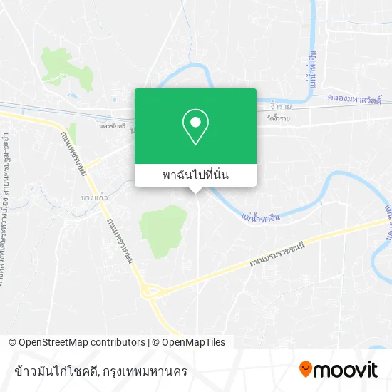 ข้าวมันไก่โชคดี แผนที่