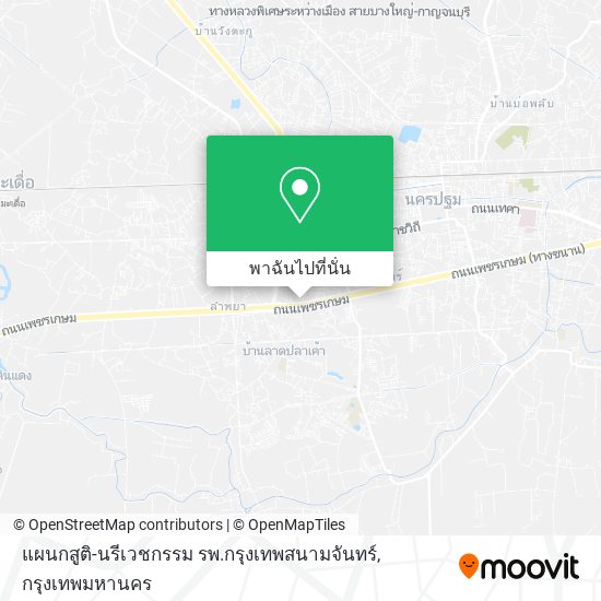 แผนกสูติ-นรีเวชกรรม รพ.กรุงเทพสนามจันทร์ แผนที่