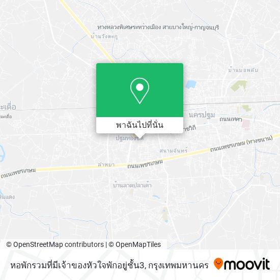 หอพักรวมที่มีเจ้าของหัวใจพักอยู่ชั้น3 แผนที่