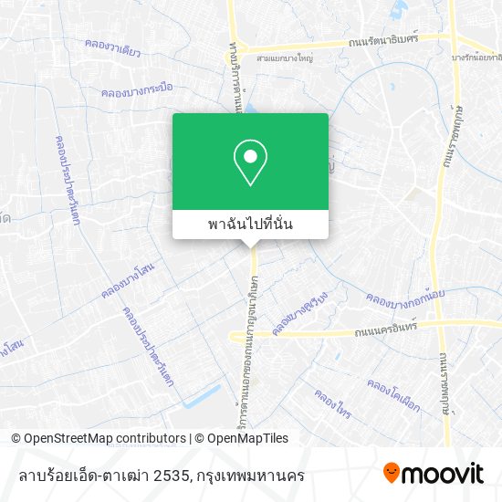 ลาบร้อยเอ็ด-ตาเฒ่า 2535 แผนที่