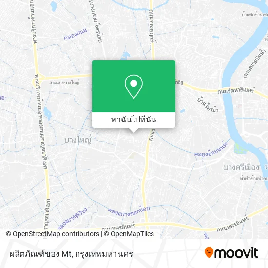 ผลิตภัณฑ์ของ Mt แผนที่