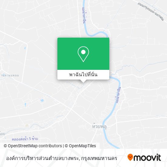 องค์การบริหารส่วนตําบลบางพระ แผนที่