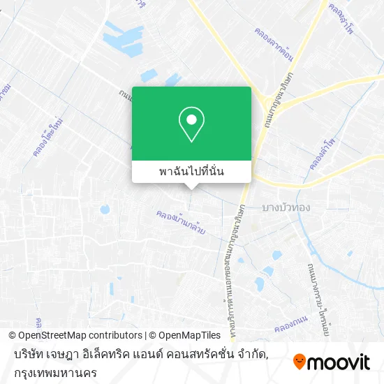 บริษัท เจษฎา อิเล็คทริค แอนด์ คอนสทรัคชั่น จํากัด แผนที่
