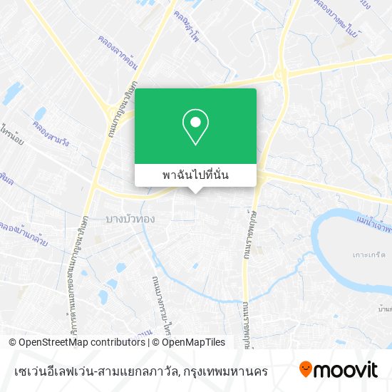 เซเว่นอีเลฟเว่น-สามแยกลภาวัล แผนที่