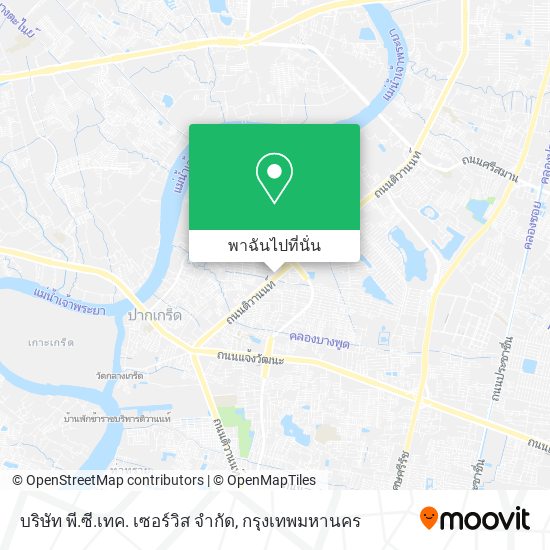 บริษัท พี.ซี.เทค. เซอร์วิส จํากัด แผนที่