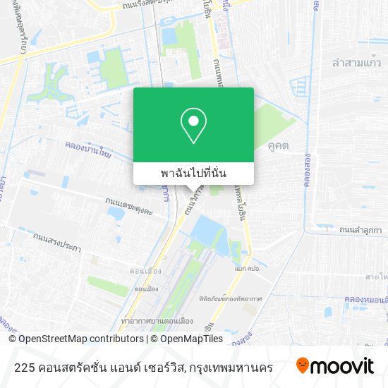 225 คอนสตรัคชั่น แอนด์ เซอร์วิส แผนที่