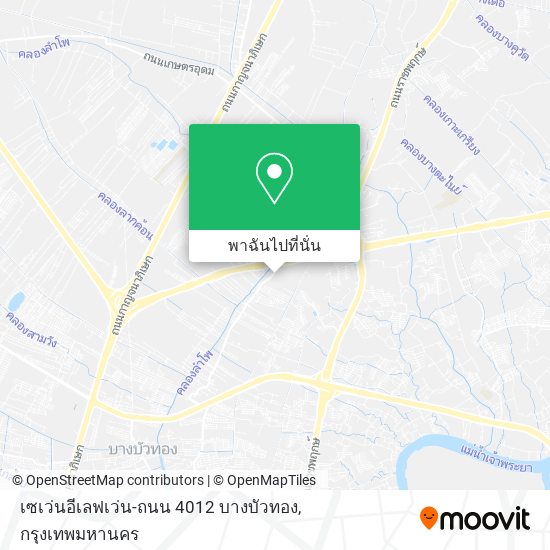 เซเว่นอีเลฟเว่น-ถนน 4012 บางบัวทอง แผนที่