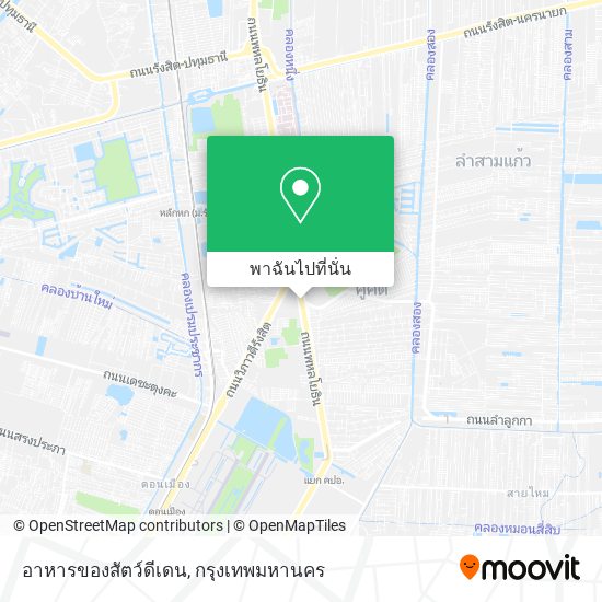 อาหารของสัตว์ดีเดน แผนที่