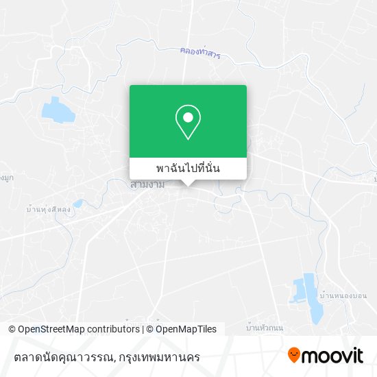 ตลาดนัดคุณาวรรณ แผนที่