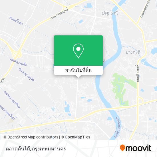 ตลาดต้นไม้ แผนที่