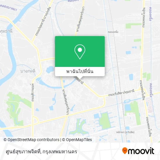 ศูนย์สุขภาพจิตที่ แผนที่