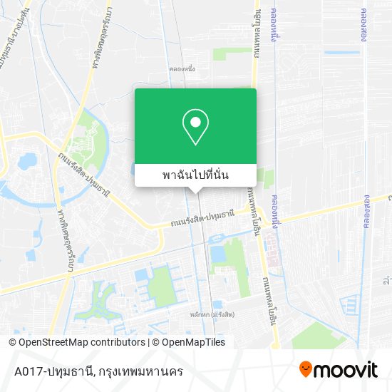 A017-ปทุมธานี แผนที่