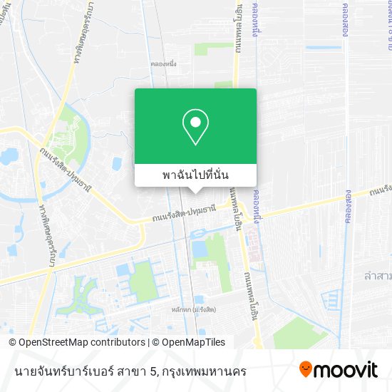 นายจันทร์บาร์เบอร์ สาขา 5 แผนที่