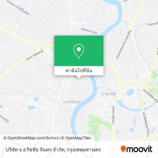 บริษัท จ.ธวัชชัย จันทร จํากัด แผนที่