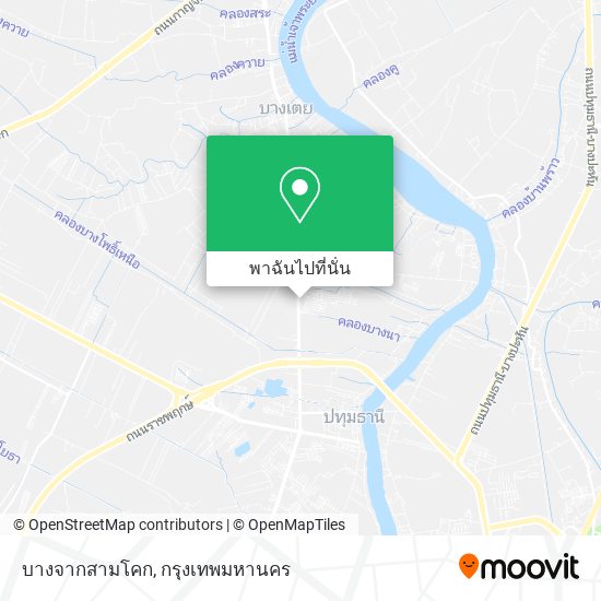 บางจากสามโคก แผนที่