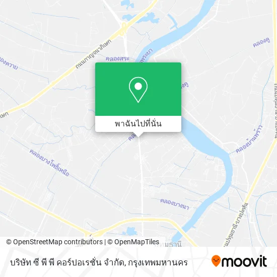 บริษัท ซี พี พี คอร์ปอเรชั่น จํากัด แผนที่
