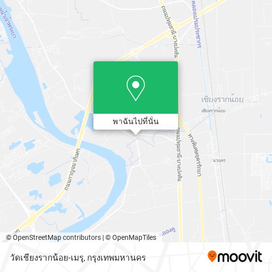 วัดเชียงรากน้อย-เมรุ แผนที่