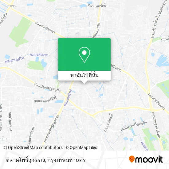 ตลาดโพธิ์สุวรรณ แผนที่