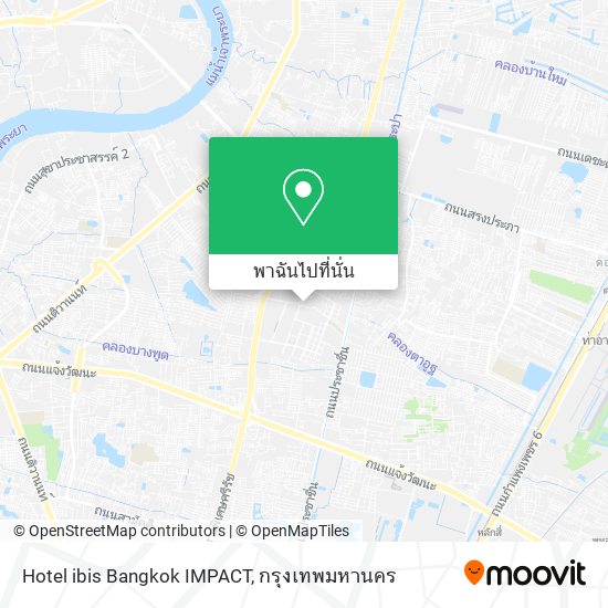 Hotel ibis Bangkok IMPACT แผนที่