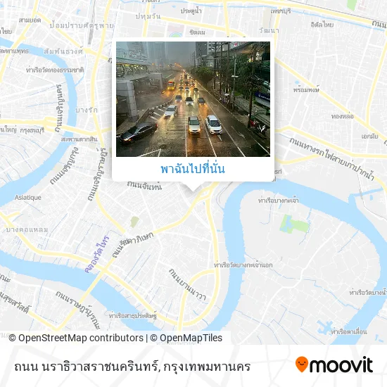 ถนน นราธิวาสราชนครินทร์ แผนที่