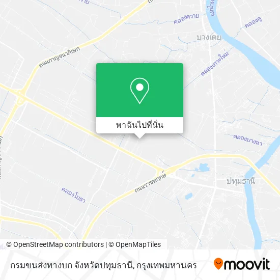 กรมขนส่งทางบก จังหวัดปทุมธานี แผนที่