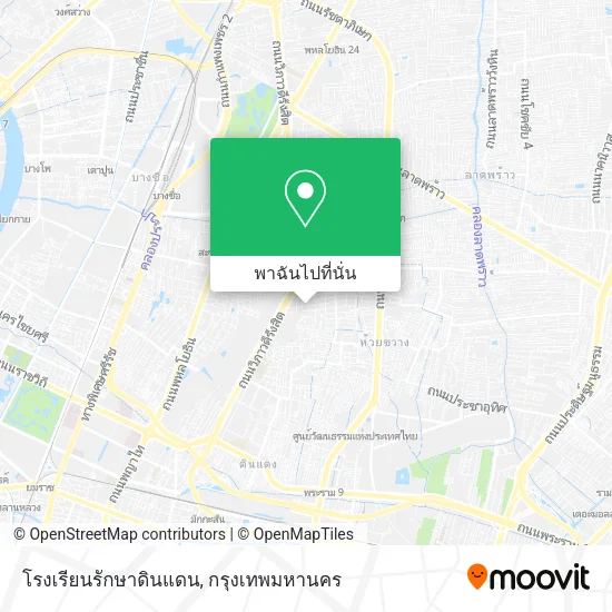 โรงเรียนรักษาดินแดน แผนที่
