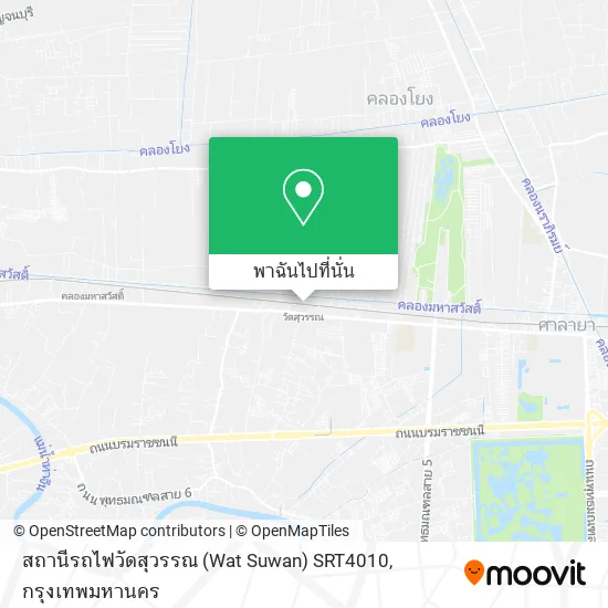 สถานีรถไฟวัดสุวรรณ (Wat Suwan) SRT4010 แผนที่