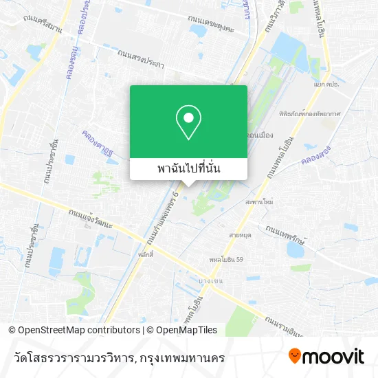 วัดโสธรวรารามวรวิหาร แผนที่