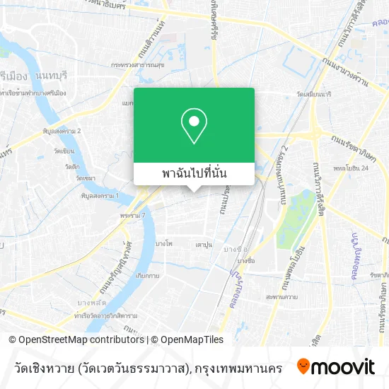 วัดเชิงหวาย (วัดเวตวันธรรมาวาส) แผนที่