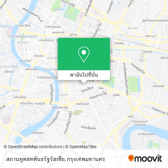 สถานทูตสหพันธรัฐรัสเซีย แผนที่