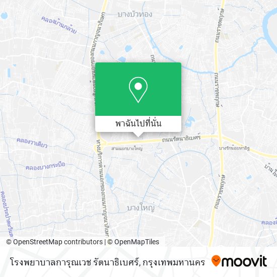 โรงพยาบาลการุณเวช รัตนาธิเบศร์ แผนที่