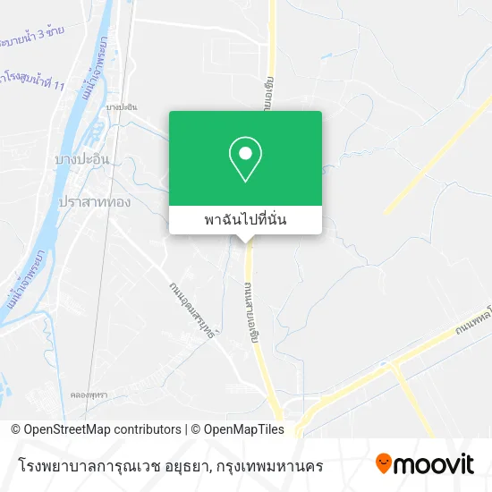 โรงพยาบาลการุณเวช อยุธยา แผนที่