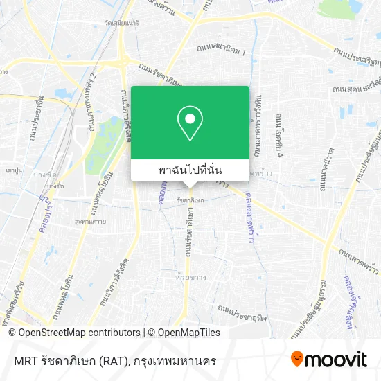 MRT รัชดาภิเษก (RAT) แผนที่