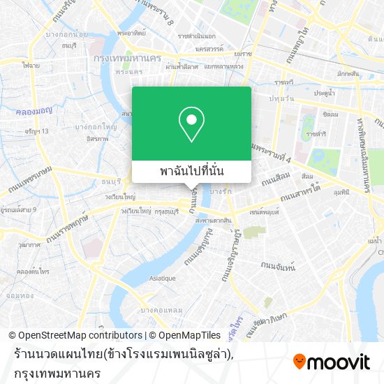 ร้านนวดแผนไทย(ข้างโรงแรมเพนนิลซูล่า) แผนที่