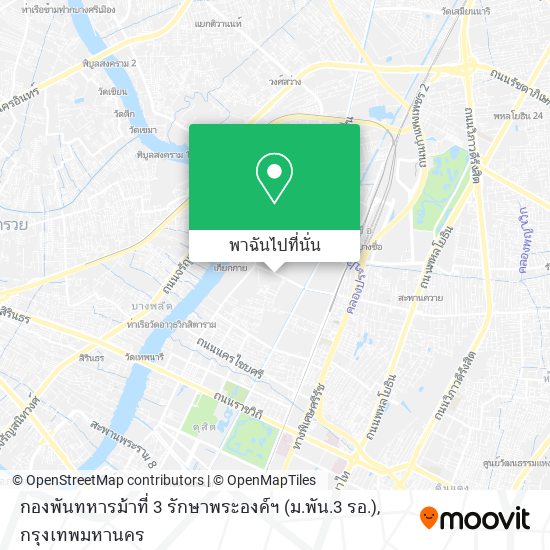กองพันทหารม้าที่ 3 รักษาพระองค์ฯ (ม.พัน.3 รอ.) แผนที่