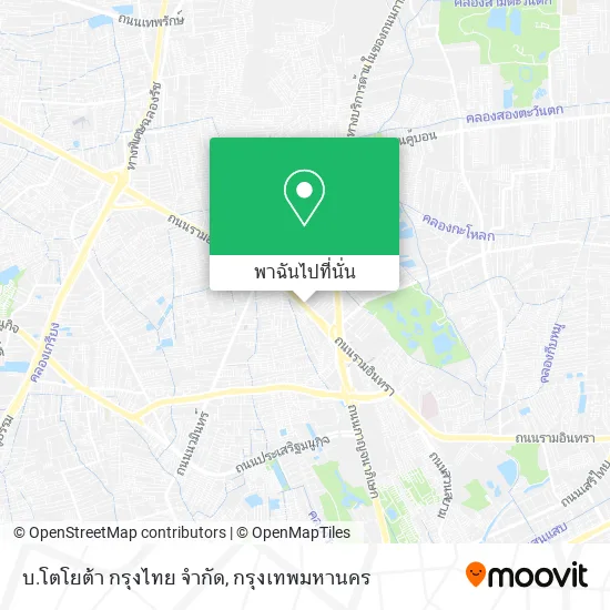 บ.โตโยต้า กรุงไทย จำกัด แผนที่