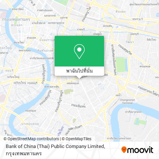Bank of China (Thai) Public Company Limited แผนที่