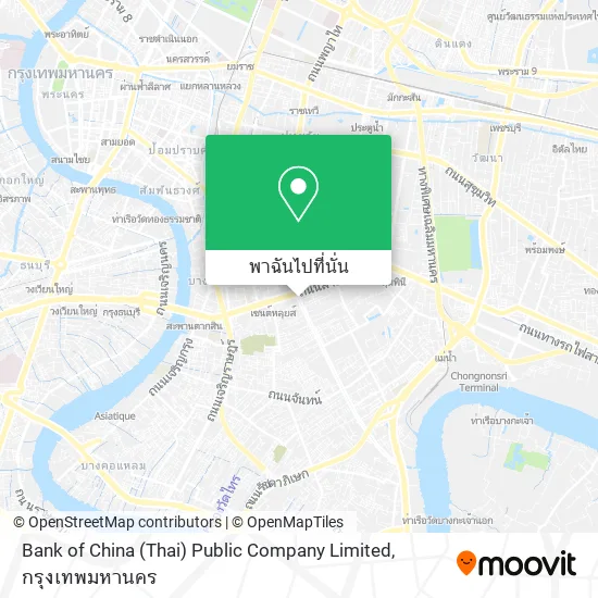 Bank of China (Thai) Public Company Limited แผนที่