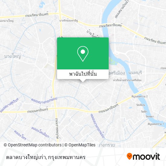 ตลาดบางใหญ่เก่า แผนที่
