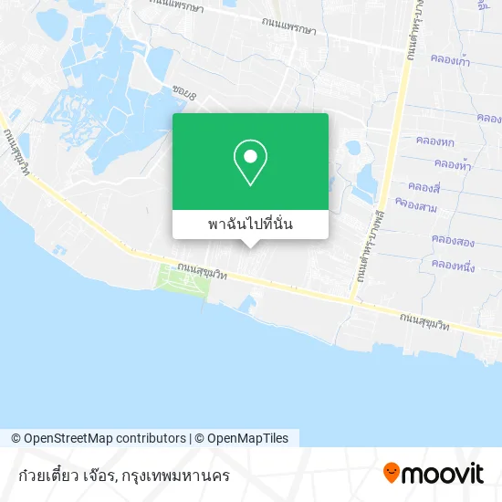 ก๋วยเตี๋ยว เจ๊อร แผนที่