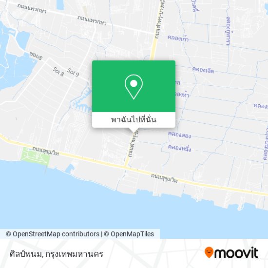 ศิลป์พนม แผนที่