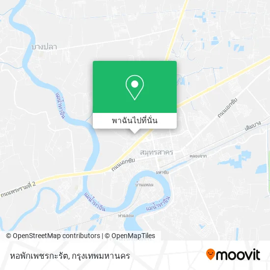 หอพักเพชรกะรัต แผนที่