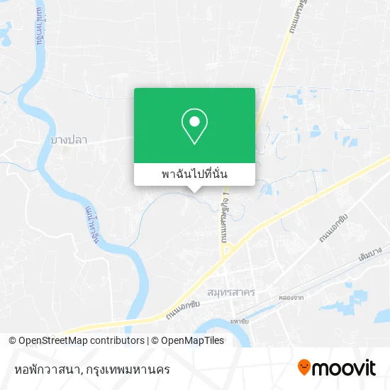 หอพักวาสนา แผนที่