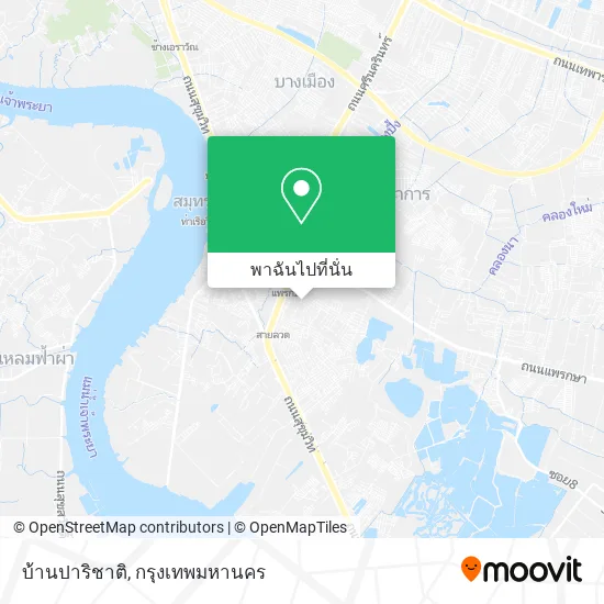 บ้านปาริชาติ แผนที่