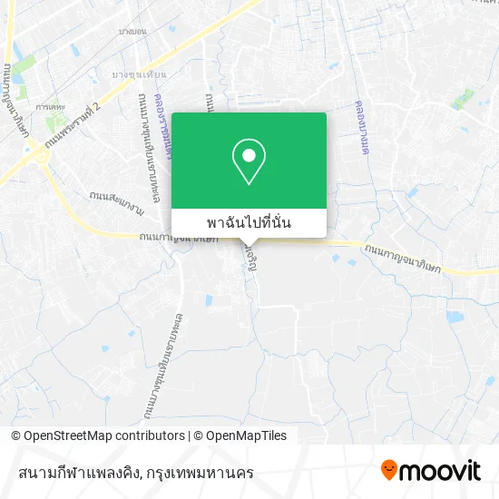 สนามกีฬาแพลงคิง แผนที่
